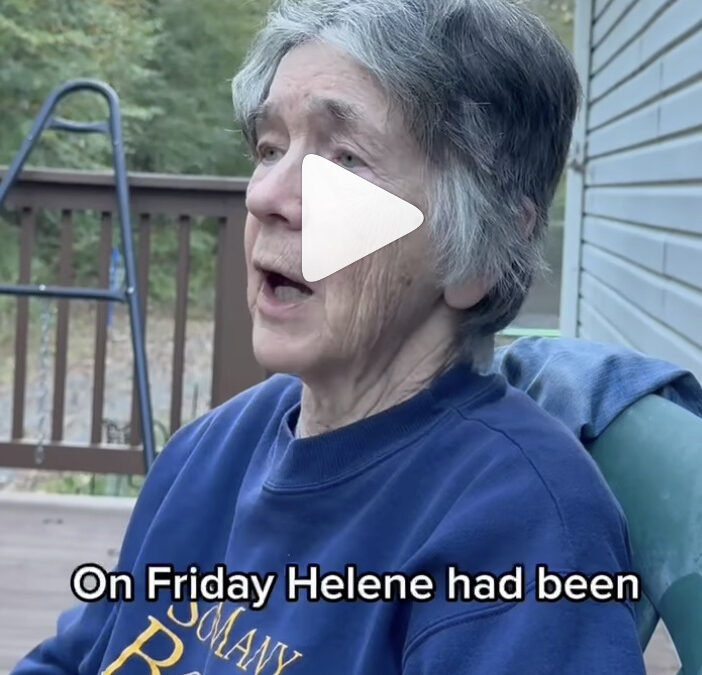 VIDEO: North Carolina woman talks about surviving a mudslide during Helene